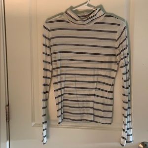 Urban Outfitters Striped Long Sleeved Turtleneck